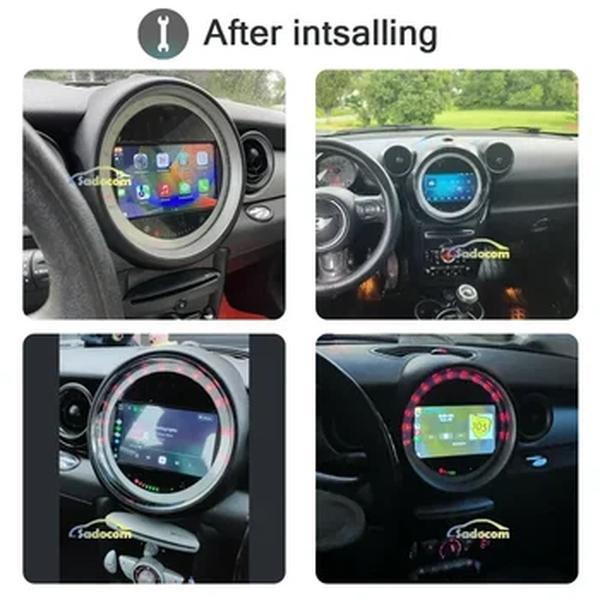 Carplay sem fio dsp 8gb 128gb 7 "android 12.0 reprodutor de rádio do carro multimídia para bmw mini cooper r55 r56 r57 r58 r60 2007-2013