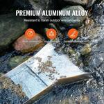 Completa Shot Box Gold Panning Kit, liga de alumínio Gold Mining Equipment, Gold Prospecção Kit, 23 PCs, 16 PCs, 50 em, 12 em