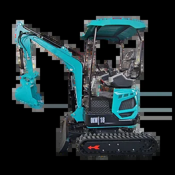 Mini Escavadeira com Motor Forte Bagger, Personalização do Uso Doméstico para Venda, Retroescavadeira, 1.8 Ton