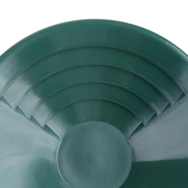 Panela ouro externa 10 polegadas com rifles para mineração pepitas bacia ouro para prospecção ouro portátil