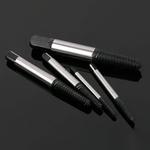Danificado quebrado parafuso extrator, brocas, aço durável, fácil ferramenta removedor, funciona em madeira e parafusos de máquina, 5 pcs, 6pcs