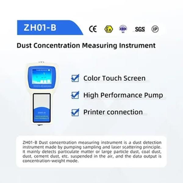 Detector De Alta Sensibilidade para Casa e Industrial Sistema De Monitor De Poeira Ambiental, Pm2.5, ZH01-B, Preço De Fábrica