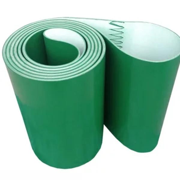Correia transportadora da transmissão do verde do PVC, correia industrial, 1200mmX85mmX3mm