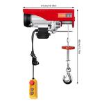 Guincho elétrico da grua do andaime, elevador do cabo, guindaste, oficina, garagem, 800kg, agricultura, fábrica, docas, mineração, armazém