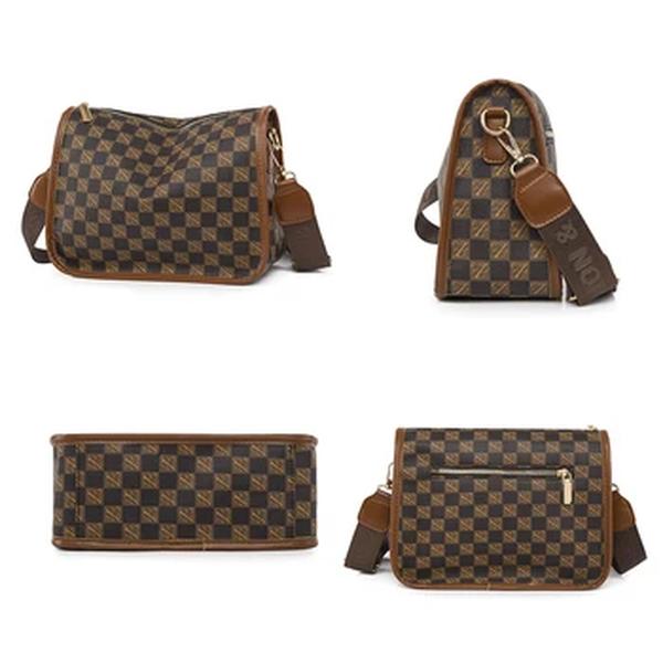 Bolsa de ombro grande para mulheres, fronha, trajeto diário, compras crossbody, vintage