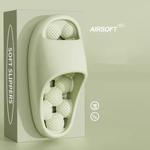 Chinelos antiderrapantes do banheiro de Eva para homens e mulheres, secagem oca, rápida, chinelos de massagem legal, prevenção do vazamento