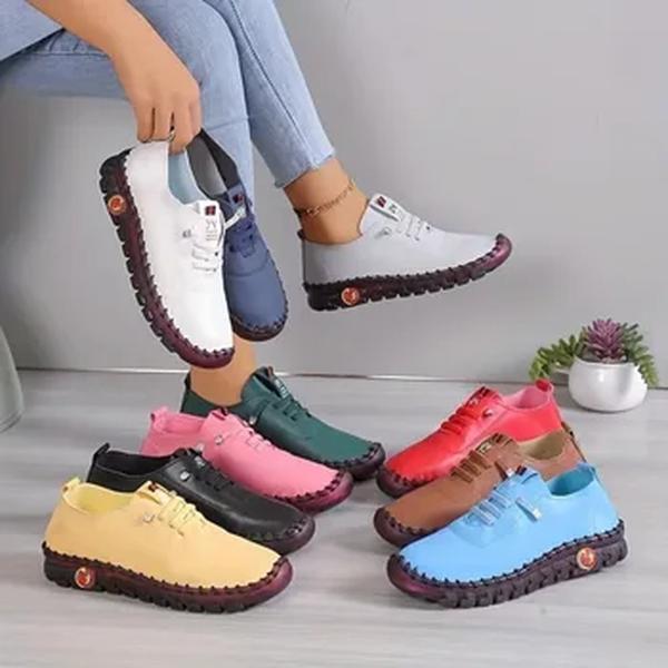 Sapatilhas de grife para mulheres, apartamentos, sapatos de plataforma, casual, ao ar livre, moda, mamãe, senhoras, novo