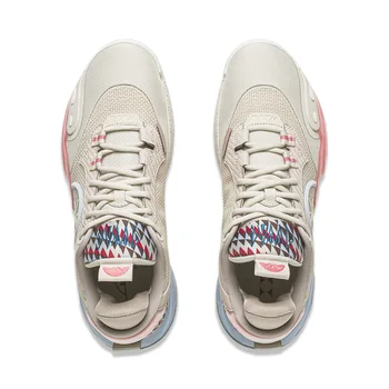 Li-Ning Tênis de basquete profissional masculino, Wade ALL CITY 12, suporte estável para almofada BOOM, tênis wearable, calçados esportivos, ABAU015