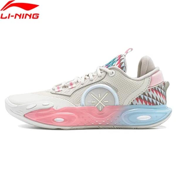 Li-Ning Tênis de basquete profissional masculino, Wade ALL CITY 12, suporte estável para almofada BOOM, tênis wearable, calçados esportivos, ABAU015