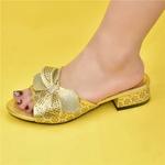 Plus tamanho glitter studs laço dedo do pé redondo design clássico luxo bombas de salto baixo vestido de festa sapatos femininos strass bombas