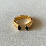 Foxanry-Anéis de Noivado Dourado para Mulher, Não Desbotando, Na Moda, Elegante, Espumante, Zircão, Casamento, Noiva, Joias, Casais