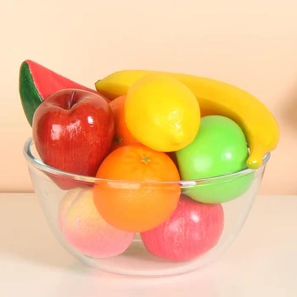 Modelo artificial de frutas falsas, frutas simulação, decoração de casa, decoração do festival, fotografia adereços brinquedos, 10pcs