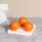 Artificial Laranja Modelo Simulação de Frutas, Fruta Falso, Mobiliário Doméstico, Restaurante Bandeja Decoração, Fotografia, 6 PCs