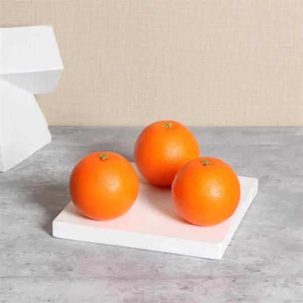 Artificial Laranja Modelo Simulação de Frutas, Fruta Falso, Mobiliário Doméstico, Restaurante Bandeja Decoração, Fotografia, 6 PCs