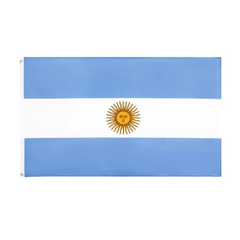 Bandeira Arg Ar Argentina para Decoração, 90x150cm
