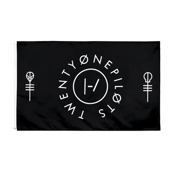 Bandeira-Bandeira Twenty One Pilots, Bandeira Decorativa, 90x150 cm