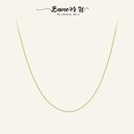 Bamoer u 925 prata esterlina simples corrente colar banhado a ouro moda colar para feminino correspondência nupcial presentes de casamento jóias