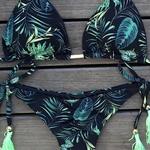 RUOTONGSEPT-Conjunto de biquíni sexy para mulheres, maiô feminino, push up, natação, roupa de banho, roupa nova, 2022