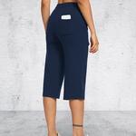 Calças Esportivas Femininas de Secagem Rápida, Training Capris, Fitness Running, Ioga, Ténis, Badminton, Verão, Novo