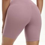 Calções de ginástica monocromáticos e magras para mulheres, cintura alta sexy, lindo exercício coquette, 14 cores, 2023