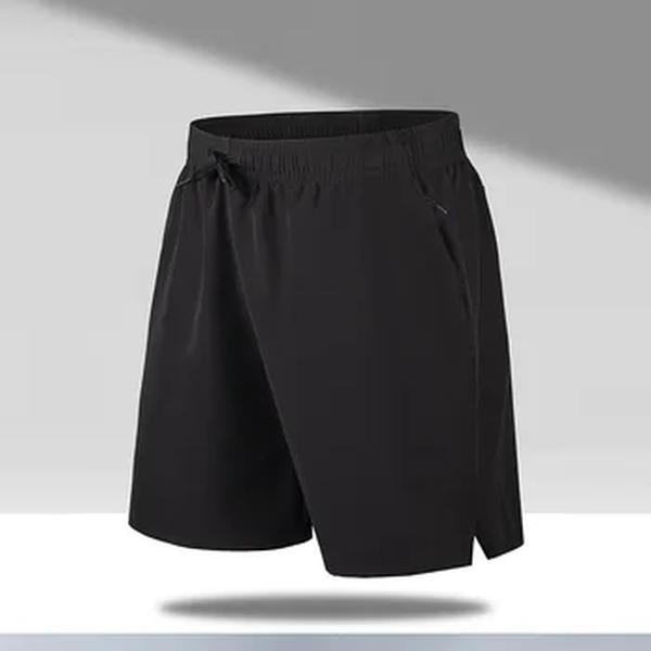 Calções desportivos de corrida de secagem rápida para homens, calças de praia, preto, casual, clássico, 5XL, 6XL, novo, corpo, 2024