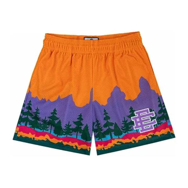 Edelson-shorts básicos para homens, fitness, calças de praia, esportes, malha respirável, moda, 2024