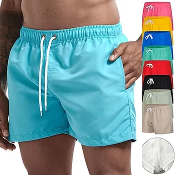 Y2K-Men's rápida secagem Shorts para Summer Beach, Hot