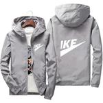 Jaqueta leve casual masculina, casaco tamanho grande, protetor solar externo, impermeável com capuz à prova de vento, rua, estudantes, primavera, outono, novo, 2023