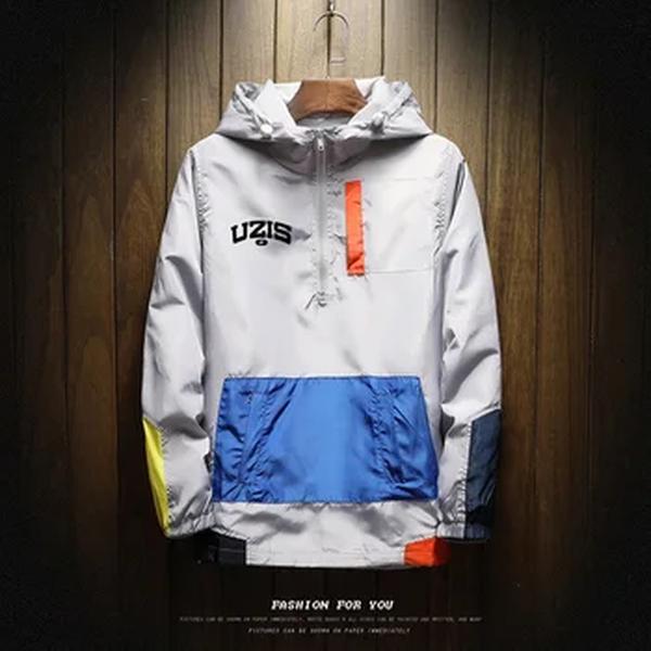 Jaquetas esportivas masculinas com capuz UZIS, casacos elegantes de última qualidade, estilo casual, novidade para primavera e outono