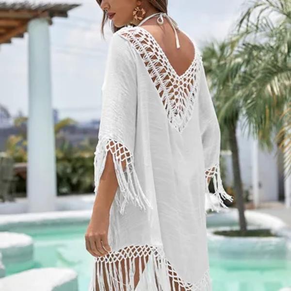 CROCHET BIKINI Vestido de praia feminino, Fato de banho, Fato de banho, Capa de banho para mulher, Túnica, Verão, 2022