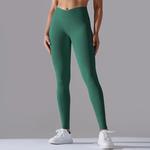Leggings de ioga sem costura para mulheres, leggings de cintura alta, levantamento de quadris, esporte, fitness, corrida