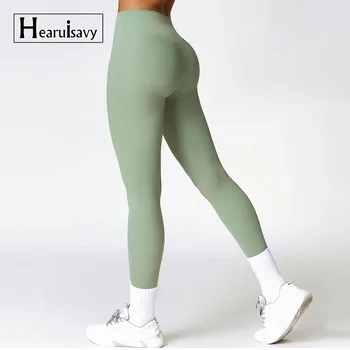 Cintura alta yoga leggings para as mulheres, alta qualidade calças esportivas, push up collants, melhor para fitness e execução