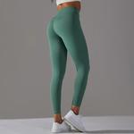 Cintura alta respirável Yoga Leggings para mulheres, calças esportivas, Fitness, corrida, ciclismo, treino, roupa de ginástica, verão