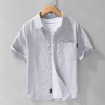 Camiseta de manga curta masculina, camisa listra, roupa popular coreana, camisas e blusas elegantes masculinas, tiki, camiseta havaiana, luxo, verão