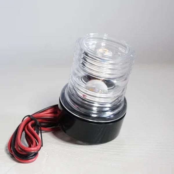 Impermeável LED Barco Luz de Navegação, Luz de Âncora Marinha, Luz de Sinal de Vela, Branco Puro, 12-24V, Dobre, Iate