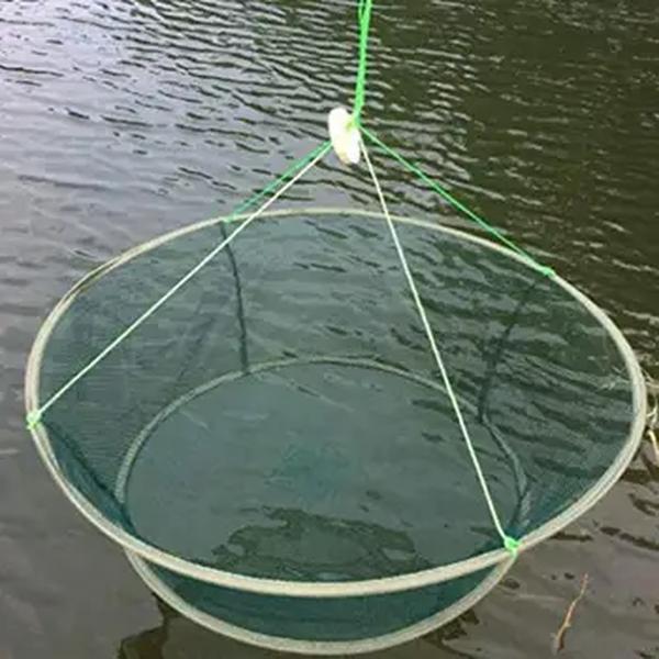 Dobrável Drop Fishing Landing Net, Lagostins, Camarão, Catcher Tank, Casting Network Mesh for Fish Eels, Trap Cage, Camarão Isca, Caranguejo, L7F4