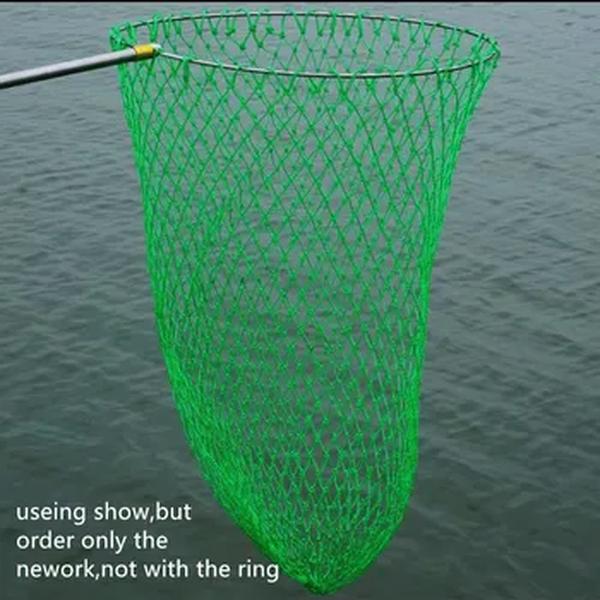 POUI VENHA SONHO Nylon Rede De Pesca, Linha Forte Rede De Aterragem Da Cabeça, Rede De Mergulho Para Peixe Grande, Ferramenta De Pesca, Diâmetro 30cm-80cm