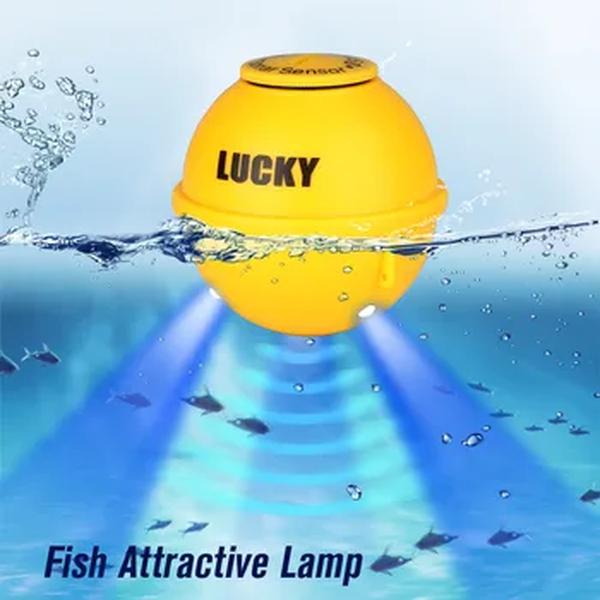 Dispositivo remoto sem fio para pesca, sonar recarregável com 45m de profundidade na água para pesca e lago