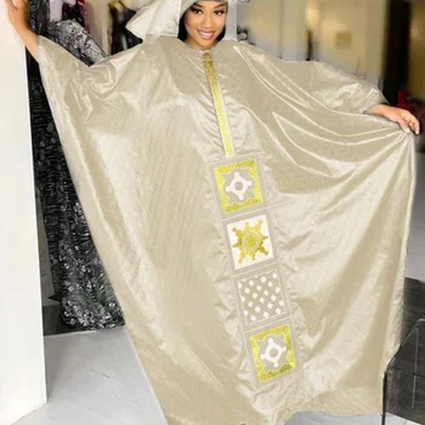 Estilo livre vestido africano para mulher bordado design ladys roupas tamanhos grandes vestidos para mulher