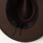 Chapéu de jazz de lã feminino, decoração de folhas, comércio exterior europeu e americano, versão coreana dos britânicos, outono e inverno