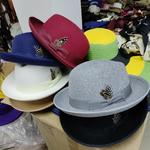 Chapéu Fedora Top Redondo, Cavalheiro, Boné Top Redondo, Acessórios para Penas Cosplay, Chapéu Bowler Derby, Forma Britânica, Alta Qualidade, Unissexo, Novo