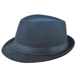 Fedoras monocromáticas para homens, chapéu de jazz superior para adulto, chapéu-coco, versão clássica, inverno