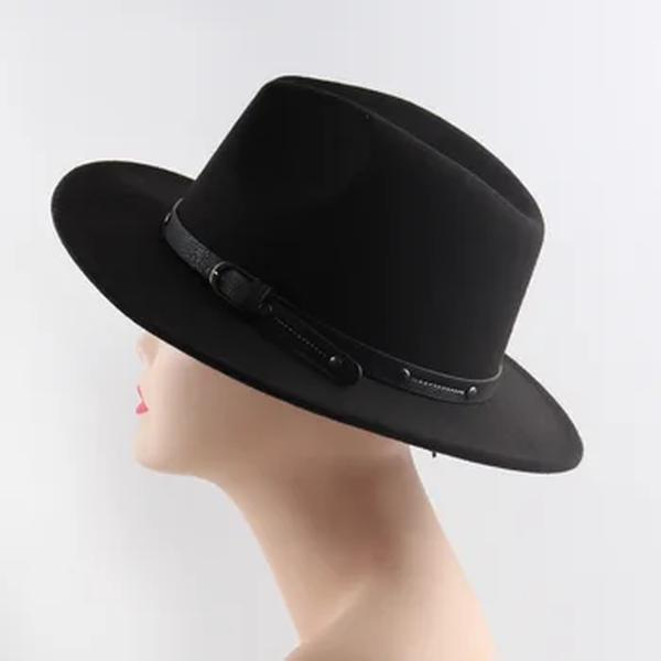Chapéu de lã fedora para mulheres inverno outono moda igreja jazz chapéus viking britânico borda plana chapéu de feltro ao ar livre casual fedoras