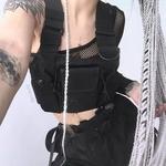Unisex funcional saco de peito tático, saco preto Rig, colete Hip Hop, Streetwear sacos, casual cintura pack, bala, moda feminina