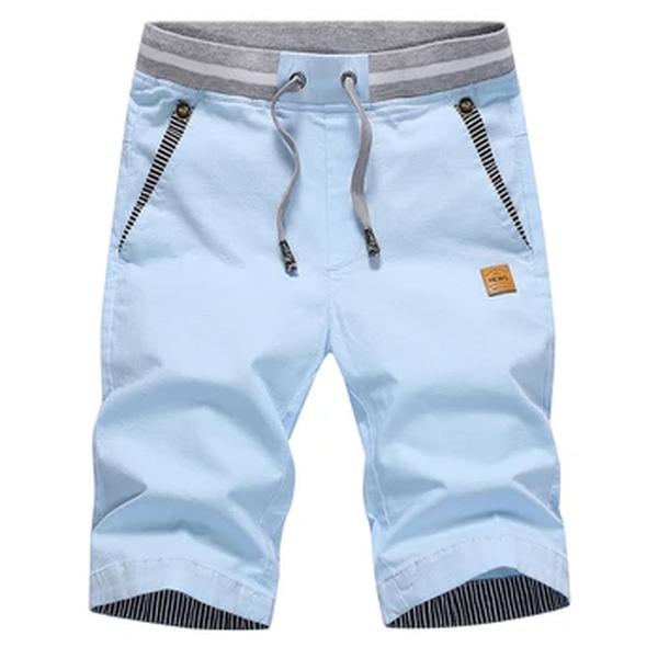 Shorts surf masculino de linho, estampa de crocodilo respirável e casual de marca fashion para verão
