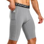 Calças justas de compressão Quick Dry para homens, Shorts Running, Ginásio Fitness, Shorts Esportivos, Troncos Masculinos, Leggings
