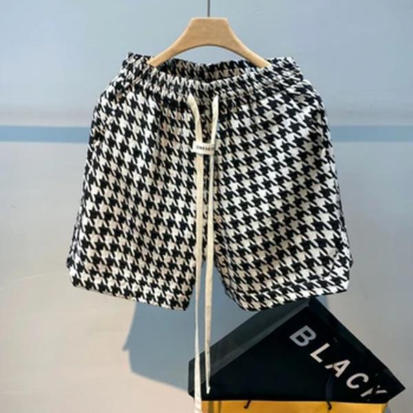 Calções gráficos masculinos com bolsos, calções de tabuleiro, calças listradas para casa, novo na calça, estilo coreano novo, ofertas quentes, Xl, novo, 2022