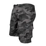 Shorts táticos militares masculinos, shorts de carga, vários bolsos, calças cortadas, esportes, caminhada, calças de 5 pontos, macacão casual, verão