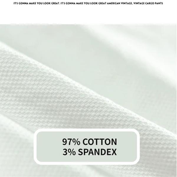 Calções de algodão monocromático masculino, streetwear de bolso grande, calça casual, roupa de verão, novo, AT104