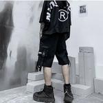 Calções casuais para homens, streetwear Harajuku, moda japonesa, hip-hop coreano, roupas masculinas Y2K punk, moda verão